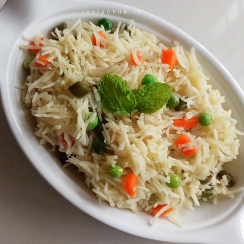 simple vegetable pulao recipe | how to make simple veg pulao |easy&spicy