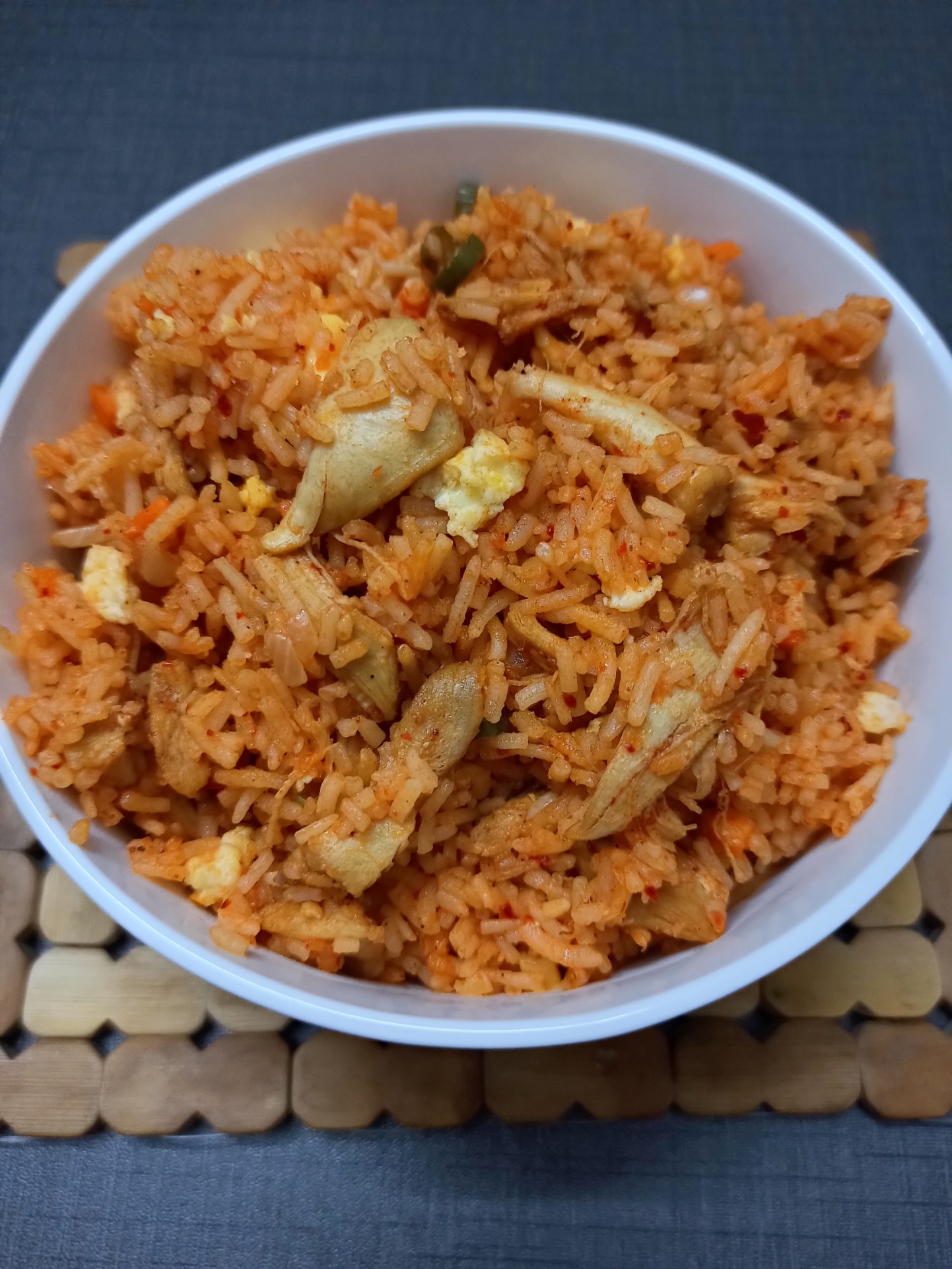 how to make schezwan chicken fried rice | schezwan fried rice chicken